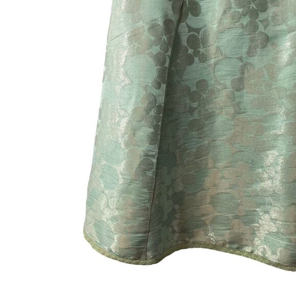 Marc Jacobs Mint Green Silk Flair A Line Skirt Size 2 - Picture 7 of 7